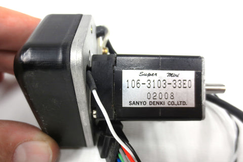 New Sanyo Denki Super Mini Servo Motor Type 106-3103-33E0, Miniature Motor