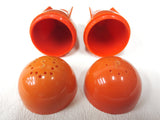 Vintage Mid Century Red Rocket Salt & Pepper Shakers Air Bombs Missiles 3"