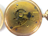 Antique 1918 Waltham Bartlett Railroad Pocket Watch 17 jewels, Gold Filled Case