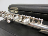 Vintage Gemeinhardt Piccolo Db D Flat Serial 1235, Silver Plated, Wooden Case