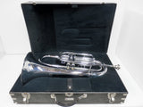 1980's Baritone Bugle Brass Horn, Dynasty II Model by DEG USA Wisconsin, With Ca