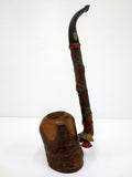 Vintage ROPP Rustic Tobacco Pipe France, Stand-Easy, Cherrywood, NEVER USED