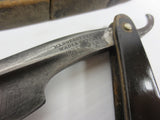 Antique Wade and Butcher Sheffield 7/8 Straight Razor, Hollow Ground, Hallmark