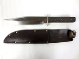 Vtg Original Bowie Knife by Solingen 13" Imperial Gudedge Germany, Wood Handle