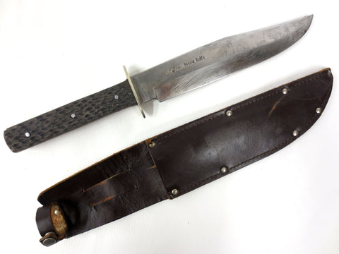 Vtg Original Bowie Knife by Solingen 13" Imperial Gudedge Germany, Wood Handle