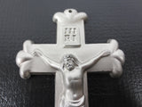 Vintage Crucifix Fixture for Funeral Casket Coffin 4", Funeral Home, Rat Rod