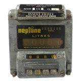 Vintage Neptune Gas Flow Meter, Garage Fuel Pump Register, Gas Station Meter