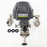 Advantage Spring-to-Close Valve 60 Psi 1" Flange w/ 2155 Diaphragm Valve +Clamps