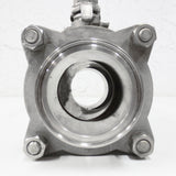 2 1/2" Stainless Steel Ball Valve #316, 1000 Psi WOG with 3" Flanges, Industrial