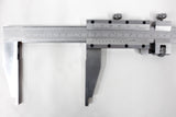 Vernier Caliper 0-24" in / 0-600 mm, Imperial & Metric, Maple Wood Box, Stainless Steel