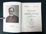 Vintage 1934 French Pharmaceutical Advertising Booklet, Pasteur Institute Paris,