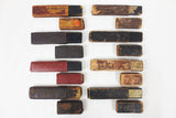 Lot of 8 Antique Straight Razor Boxes Boker, Noonan, Hebert, Reico, Canadian King, Barber Razor Collector's Boxes, Complete