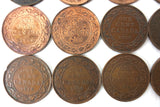 25 Coins Collection Lot of One 1 Cent Canada Coins 1876 1901 1903 1910 1911 1912