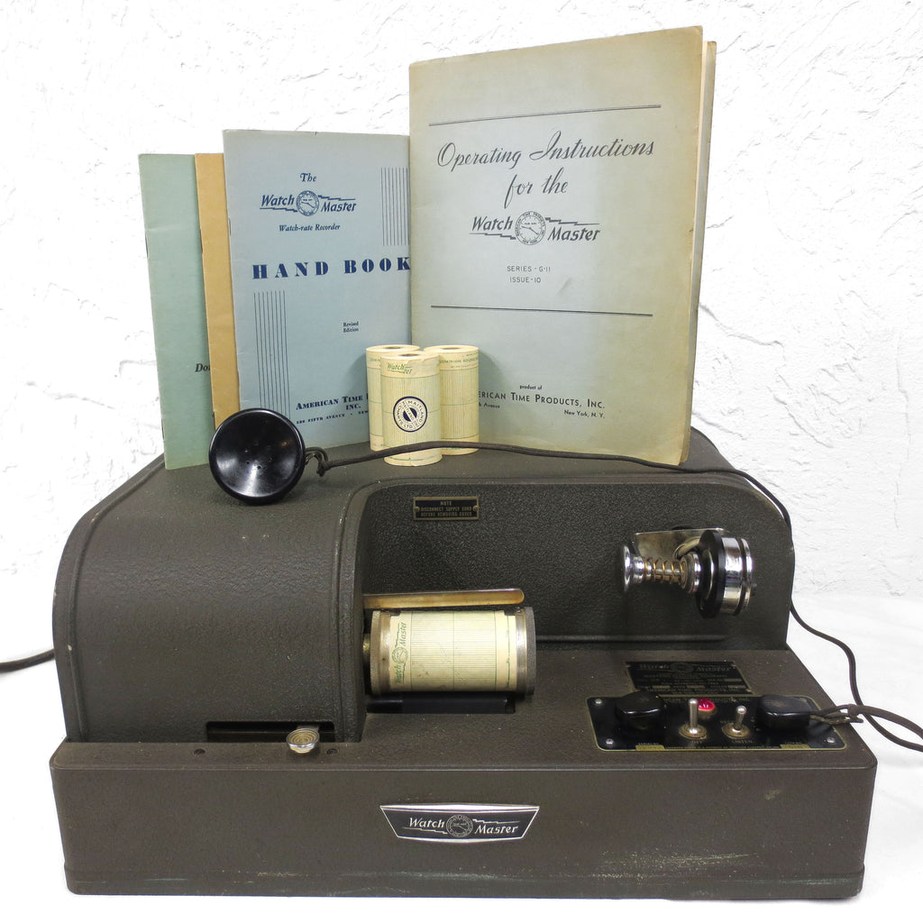 Vtg 1949 Watchmaker Calibrator Tool Machine, Watch Master, American Time